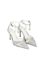 Load image into Gallery viewer, JW PEI Women&#39;s Haidi Artificial Crystal Pumps - Silver
