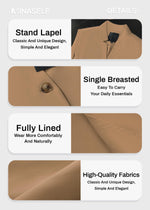 Load image into Gallery viewer, Mina Self Sleeveless Vest Tops For Women 2025 Summer Khaki Lightweight Fashion Trendy Business Casual Cute Womens Suit Vests Women's Light Jackets Work Office Beach Vacation Clothes Outfits Khaki M
