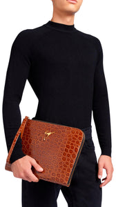 Fabian Pouch, One Size, Brown