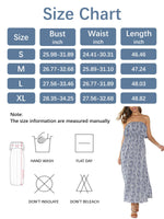 Load image into Gallery viewer, ZMPSIISA Women&#39;s Summer Off The Shoulder Maxi Dress Ruffle Strapless Blue White Porcelain Boho Casual Loose Long Dresses(A-Blue Porcelain,Medium)
