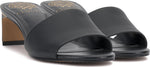 Load image into Gallery viewer, Vince Camuto Womens Linanna Heeled Slide Sandals Black 6 Medium
