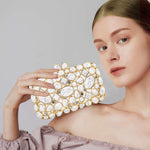 Load image into Gallery viewer, Turquoise Crystal Evening Clutch Bag Elegant Bride Wedding Party Purse for Women
