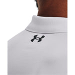 Load image into Gallery viewer, Under Armour Mens Performance Polo 3.0 Long Sleeve, (100) White / / Pitch Gray, X-Large

