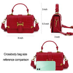 Load image into Gallery viewer, LL LOPPOP Women's Small Classy Crossbody Bag Purse Top Handle Handbags Leather Satchel Bags for Women with Adjustable Strap
