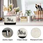 Load image into Gallery viewer, KDBDSYZB Mrs 2026 Bride Canvas Tote Bag, Gifts for Wedding BridalShower, mrs 2026 bag with Makeup Bag，Bachelorette Party, Bride to be Gifts, Miss to Mrs Bag,Christmas Personalized Bridesmaid Gift
