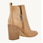 Load image into Gallery viewer, Juliet Holy Women&#39;s V Cut Ankle Boots Pointed Toe Stacked Chunky Heel Side Zipper Leather Cutout Western Booties
