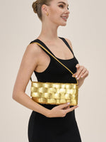 Load image into Gallery viewer, CHUNLI Trendy Woven Evening Clutch Purses for Women, PU Leather Crossbody Shoulder Purse Handbag for Women Evening, Formal Events, Wedding, Party, and Special Occasions
