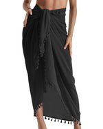 Load image into Gallery viewer, Eicolorte Cover Up Skirt Open Front Swimsuit Wrap Cover Ups Summer Beach Skirts With Slit For Women
