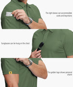 Load image into Gallery viewer, ZITY 5 Pack Mens Polo Shirt Short Sleeve Sports Golf Tennis T-Shirt Moisture-Wicking Summer Shirts
