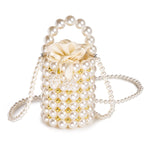 Load image into Gallery viewer, Grandxii Pearl Clutch Purse White Summer Handbag Evening Bag Beaded bag For Women Small Bag Mini
