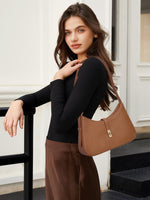 Load image into Gallery viewer, CLUCI Shoulder Bag for Women, Purses for Women, Handbag Hobo Bags Vegan Leather Crossbody Purse with Adjustable Strap Brown
