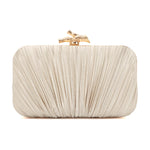 Load image into Gallery viewer, Freie Liebe Clutch Purses for Women Evening Bag Pleated Clutch Bag with Chain for Wedding Party
