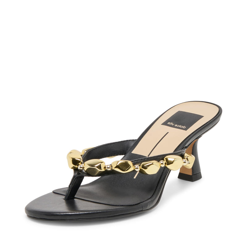 Dolce Vita Women's Daksie Heeled Sandal, Black, 10