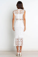 Load image into Gallery viewer, Petal &amp; Pup Lauren Dress - White 8
