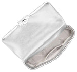 Load image into Gallery viewer, Michael Kors Tribeca Small Convertible Chain Shoulder Bag, Silver-Tone Hardware/Silver
