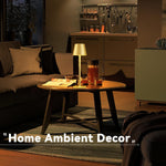 Load image into Gallery viewer, Yogaret 2 Pack Gold Rechargeable Table Lamps,Cordless Lamp with 6000mAh Battery Operated,Wireless Lamp for Restaurant Home Dinner Dining Kitchen Outdoor Patio,Waterproof &amp; Portable
