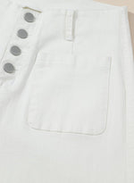 Load image into Gallery viewer, Sidefeel Women's Wide Leg Jeans High Waisted Stretchy Straight Leg Jeans Buttoned Loose Denim Pants with Pocket White Size 4 Short
