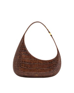 Load image into Gallery viewer, JW PEI Women's Harlee Shoulder Bag - Brown Croc
