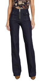 Load image into Gallery viewer, Cinq à Sept Women's Long Azure Pant, Indigo, 8
