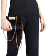 Load image into Gallery viewer, Annhita Clutch, One Size, Black
