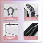 Load image into Gallery viewer, covimy White Purse for Women Trendy,Fashion Shoulder Bag Vegan Leather Crossbody Bag Small Handbag
