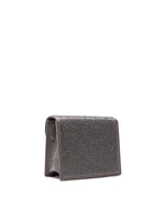 Load image into Gallery viewer, Oscar de la Renta, Pave Crystal Mini TRO Bag, Smoke/Gunmetal
