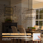 Load image into Gallery viewer, Dimmable E12 Candelabra LED Light Bulbs 40W Equivalent, 2700K Soft Warm White Chandelier Light Bulbs, 4W 460 LM Flame Tip Candle Light Bulbs, 12-Pack
