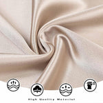 Load image into Gallery viewer, Basoteeuo Midi Skirts for Women High Waist Satin Summer Casual Trendy Summer Sexy Midi Length Elastic Skirt Beige Skirt XS
