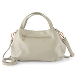Load image into Gallery viewer, Baroncelli Italian Beige Leather Purse for Women Genuine Soft Leather Medium Size Shoulder Crossbody Bag Made in Italy
