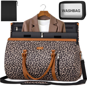 Garment Bag for Travel Convertible Carry On Garment Bag Large Travel Duffel Bags for Women 2 in 1 Hanging Suitcase Suit Travel Bags for Women & Men 3pcs Set