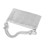 Load image into Gallery viewer, YUWITA Rhinestone Purse for Women Evening Bag Glitter Sparkly Mini Handbags (Silver)
