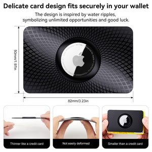 GOCII for Airtag Wallet Holder 2 Pack,Ultra Thin Card Case for Apple Airtag,Airtag Card Holder for Purse, Handbag, Backpack Wallet, Clutch Bag