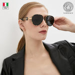 Load image into Gallery viewer, VERSACE VE2232 Medusa PILOT Shape Sunglasses with Luxury Eyewear kit
