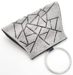 Load image into Gallery viewer, MOSSMON Crystal Clutch Purses Bride and Bridesmaid Handbag Elegant Wristlet Evening Bag for Women
