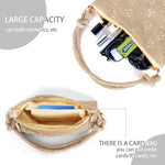Load image into Gallery viewer, Rhinestone Purse Sparkly Evening bag Silver Clutch Purses for Women Evening, Cross Body Handbags for Party Prom Club Wedding
