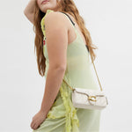 Load image into Gallery viewer, Coach Quilted Pillow Leather Tabby Wristlet with Chain
