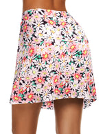 Load image into Gallery viewer, Ekouaer Women&#39;s Tennis Tkirts with Shorts High Waisted Athletic Golf Skorts Tennis Tkirts Printed Floral Small
