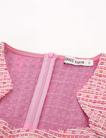 Load image into Gallery viewer, GRACE KARIN Women's Pink Dress Elegant Cap Sleeve Tweed HIPS-Wrapped Pencil Dress for Cocktail
