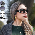 Load image into Gallery viewer, SANARITA Sunglasses Women y2k Polarized Oversized Classic Ladies UV400 Protection Big Sunnies Driving Sun Glasses Shopping Sport Shades(Black)
