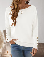 Load image into Gallery viewer, Micoson Womens Off Shoulder Sweater Tops Fall Outfits Fashion 2025 Oversized Knit Long Sleeve Crochet Pullovers White XL
