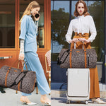 Load image into Gallery viewer, Garment Bag for Travel Convertible Carry On Garment Bag Large Travel Duffel Bags for Women 2 in 1 Hanging Suitcase Suit Travel Bags for Women &amp; Men 3pcs Set
