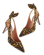 Load image into Gallery viewer, Aquazzura Bow Tie Pump 85, Caramel, 8
