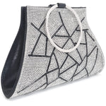 Load image into Gallery viewer, MOSSMON Crystal Clutch Purses Bride and Bridesmaid Handbag Elegant Wristlet Evening Bag for Women
