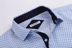 Load image into Gallery viewer, Alex Vando Mens Printed Dress Shirts Long Sleeve Button Down Shirt,Lt Blue 863,L
