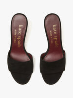 Load image into Gallery viewer, kate spade new york Women's Polished Slide Sandals Heeled, Black, 9
