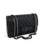 Load image into Gallery viewer, M-ioi-M Quilted Genuine Leather Crossbody Bags for Women, Soft Lambskin Adjustable Double Chain Strap Shoulder Bag, Medium Luxury Classic Designer Flap Purse, Trendy Lady Evening Handbag(Black,Medium)
