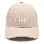 Load image into Gallery viewer, KOLWOVEN Gigi Baseball Hat, Embroidered Adjustable Cap for Women, for Gigi on Birthday, Mother’s Day (US, Alpha, One Size, Cream)
