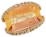 Load image into Gallery viewer, Mossmon Crystal Clutch Women Luxury Rhinestone Evening Bag (Gold)

