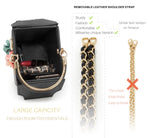 Load image into Gallery viewer, Milisente Evening Clutch Bag for Women Floral Square Box Evening Bags Crossbody Shoulder handBags Flower Wedding Clutch Purse (Black)
