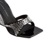 Load image into Gallery viewer, Giuseppe Zanotti, Akira Shine Sandals, 8, Black
